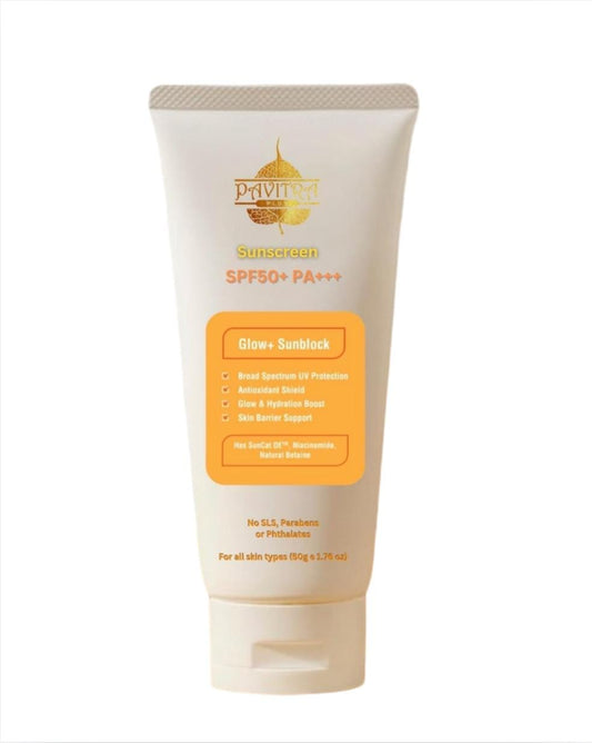 Pavitraplus Sunscreen SPF 50 PA+++ 50gm